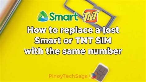 sim replacement smart lost